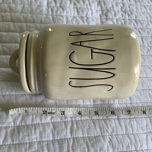 Rae Dunn M STAMP LL SUGAR jar canister - Picture 12 of 14